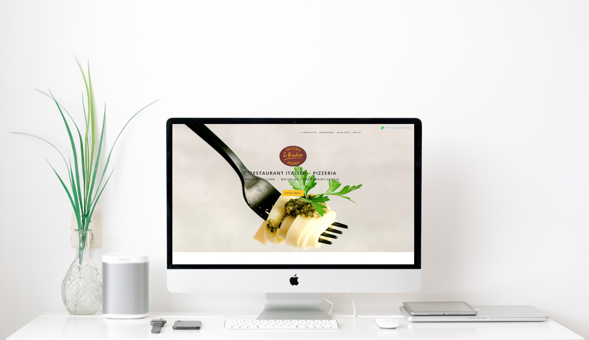 site web pour restaurant